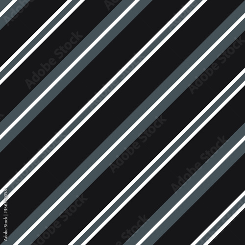 Black and White Stripe seamless pattern background in diagonal style - Black and white diagonal striped seamless pattern background suitable for fashion textiles, graphics