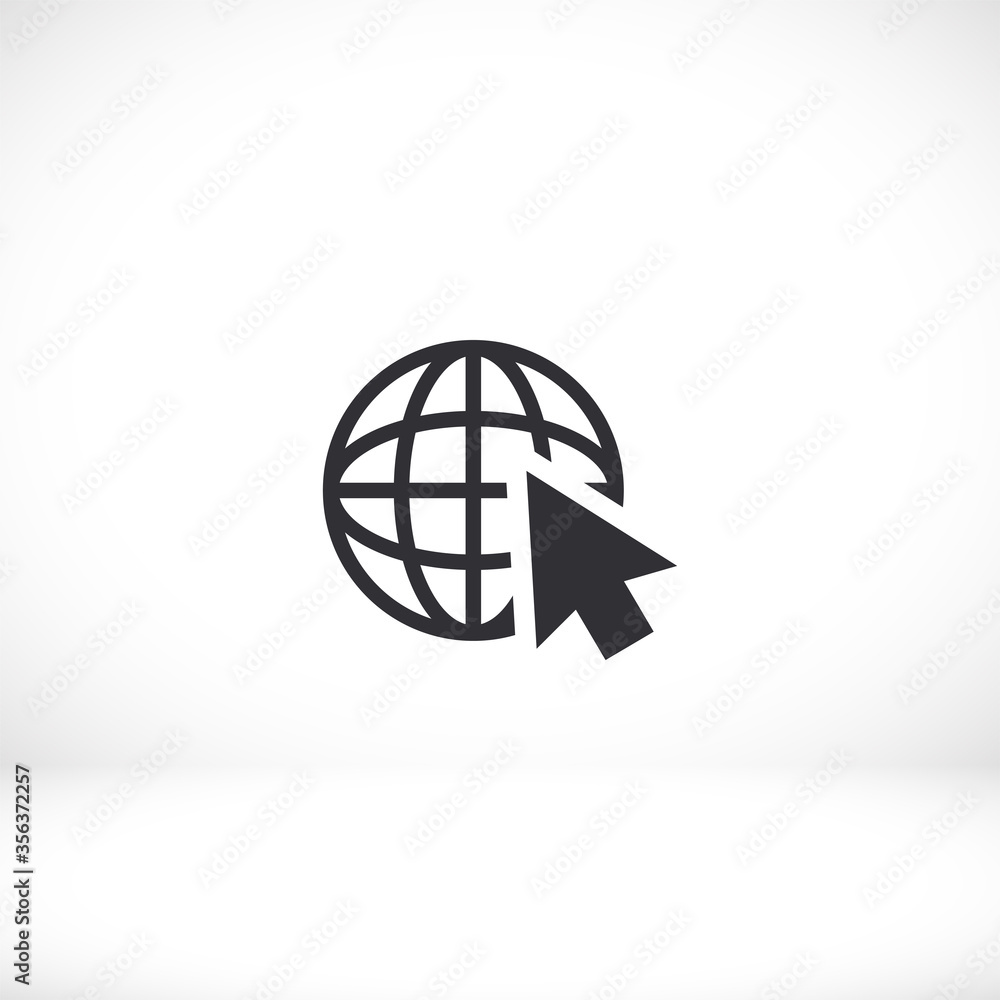 planet cursor icon vector . Lorem Ipsum Flat Design planet cursor icon vector . Lorem Ipsum Flat Design