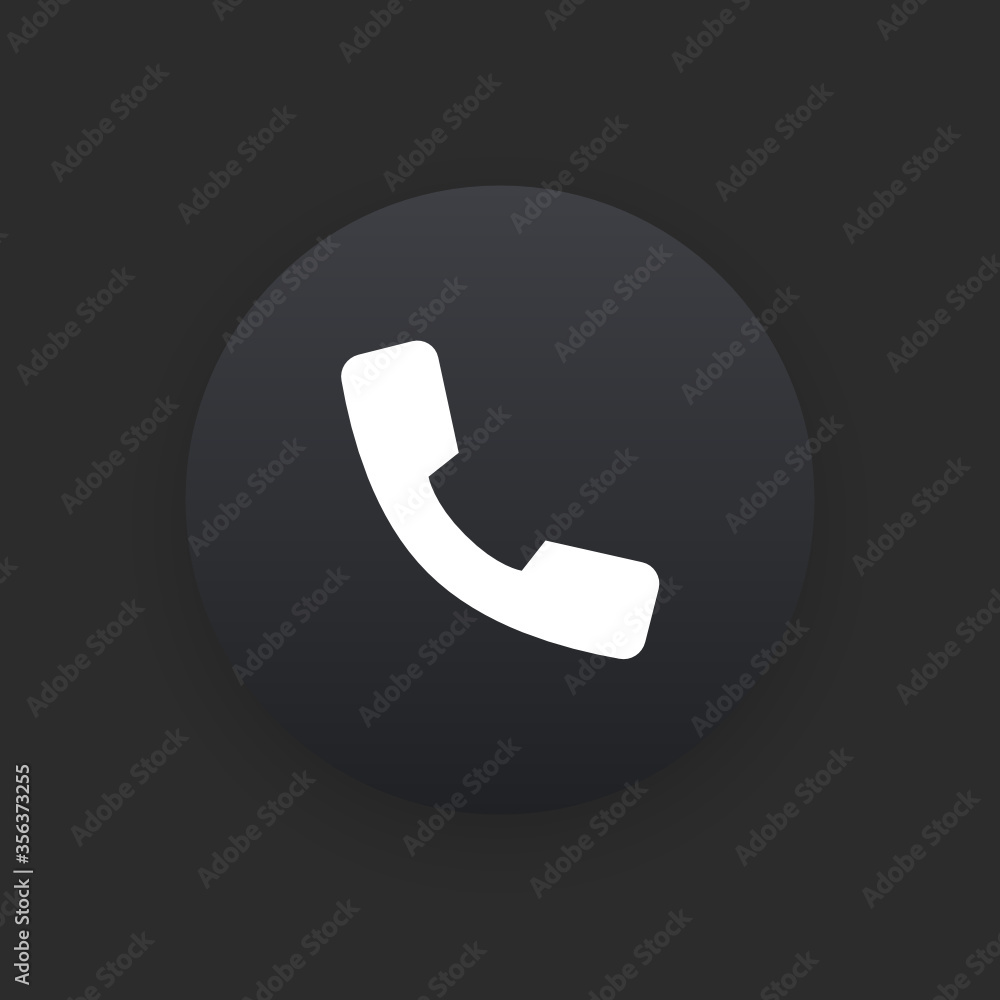 Phone - Matte Black Web Button Phone - Matte Black Web Button