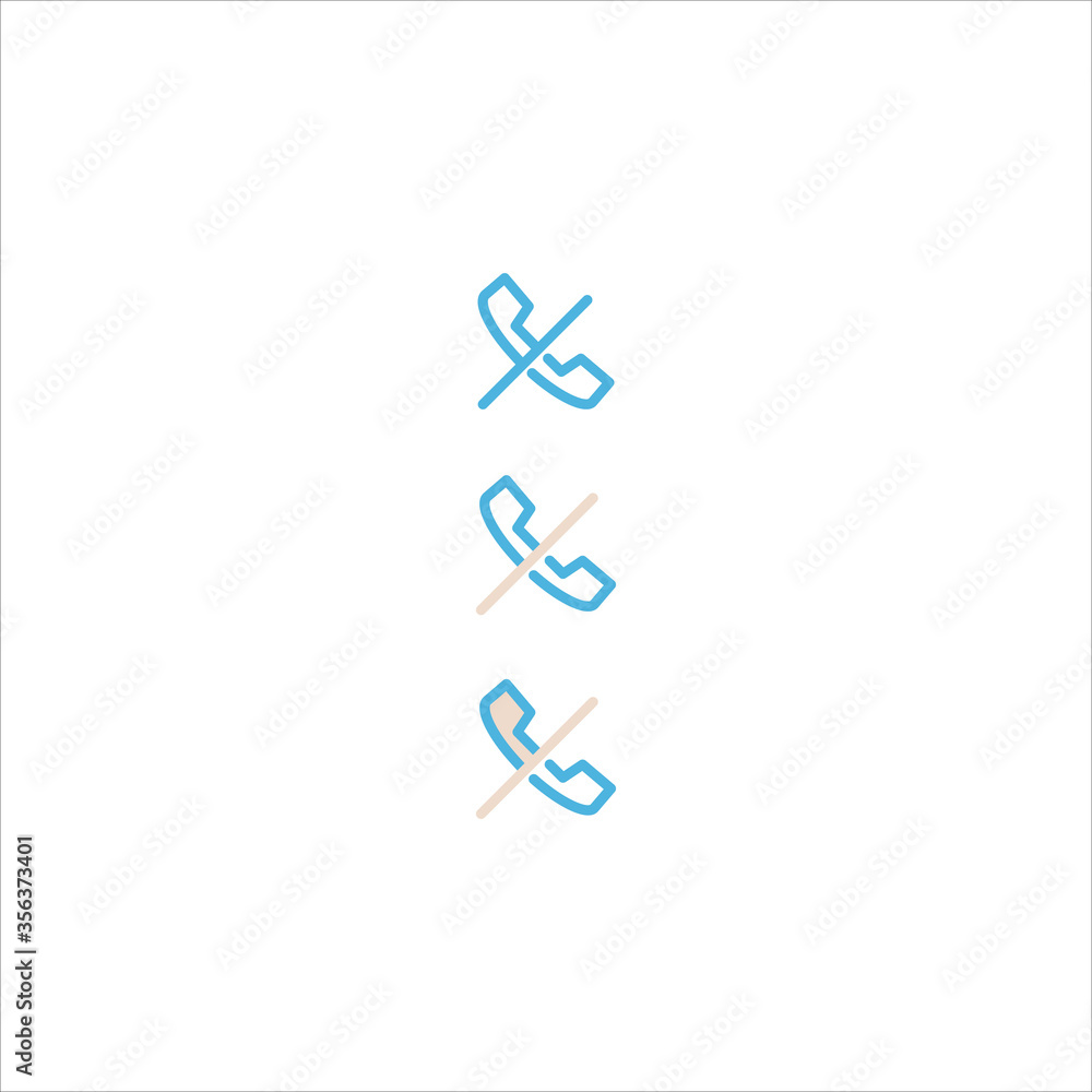 phone call icon flat vector logo design trendy phone call icon flat vector logo design trendy