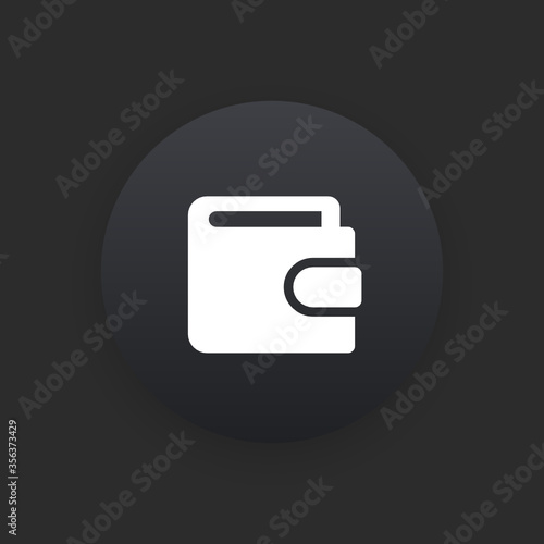 Wallet -  Matte Black Web Button