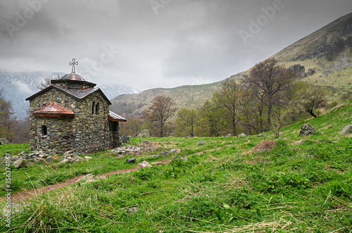 chapel in the mountains