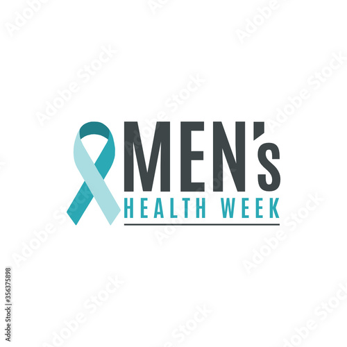 Men's health week, Vector illustration for poster, banner, card and background. June 10-16.

