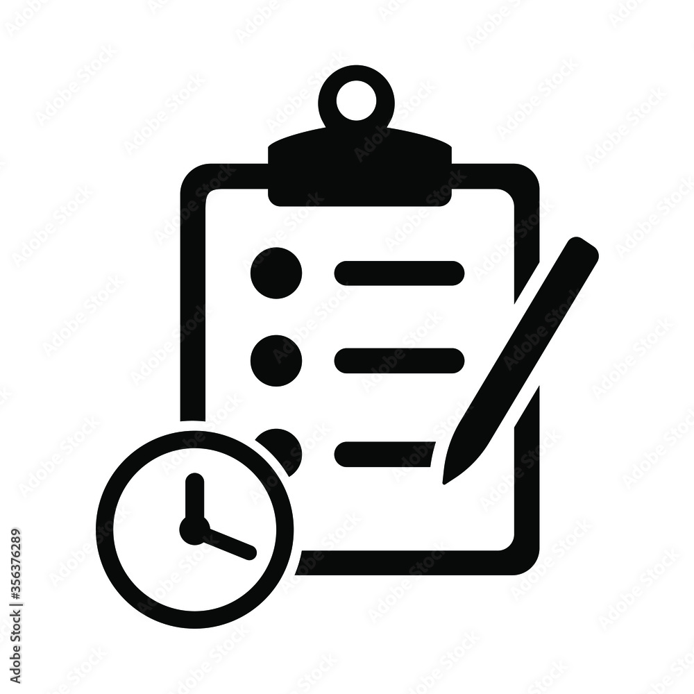 Project deadline vector icon. Business Growth illustration sign. analysis symbol. Check list logo. Project deadline vector icon. Business Growth illustration sign. analysis symbol. Check list logo.
