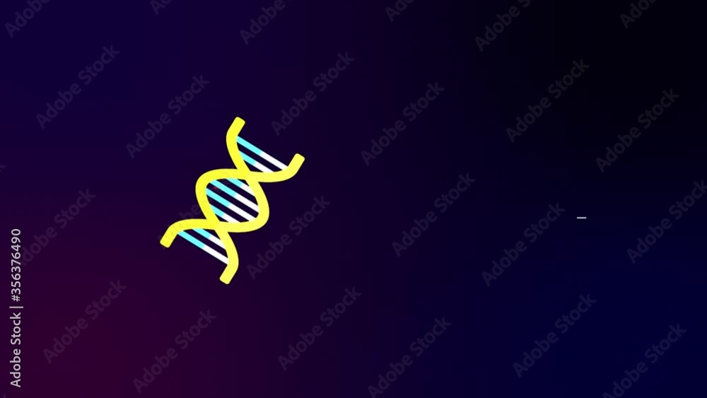 glitched shiny DNA spiral molecule rotating in space seamless loop animation background new quality beautiful natural health cool nice stock 4k video footage glitched shiny DNA spiral molecule rotating in space seamless loop animation background new quality beautiful natural health cool nice stock 4k video footage
