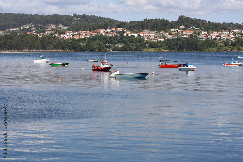 Obraz premium Combarro,Pontevedra,Galicia, national heritage, travel and holidays