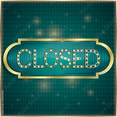 closed label