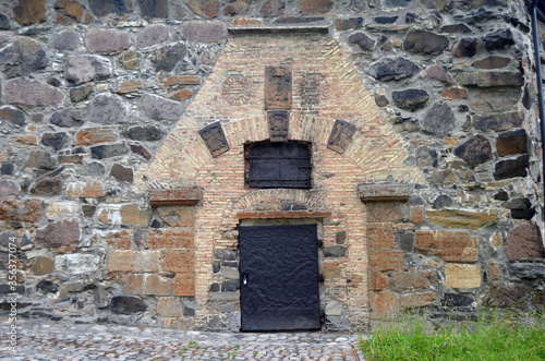 The pictures show the ancient Akerhus Festning defensive fortress in Oslo photo