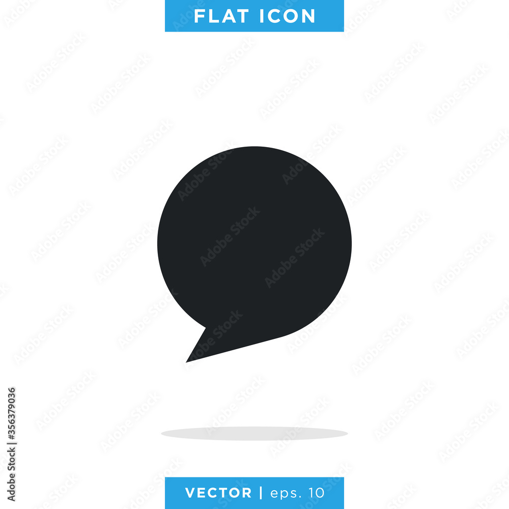 Speech Bubble Icon Vector Design Template. Chat Sign. Speech Bubble Icon Vector Design Template. Chat Sign.