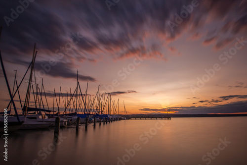 Sonnenuntergang in Aidenried am Ammersee © Christian Kröck