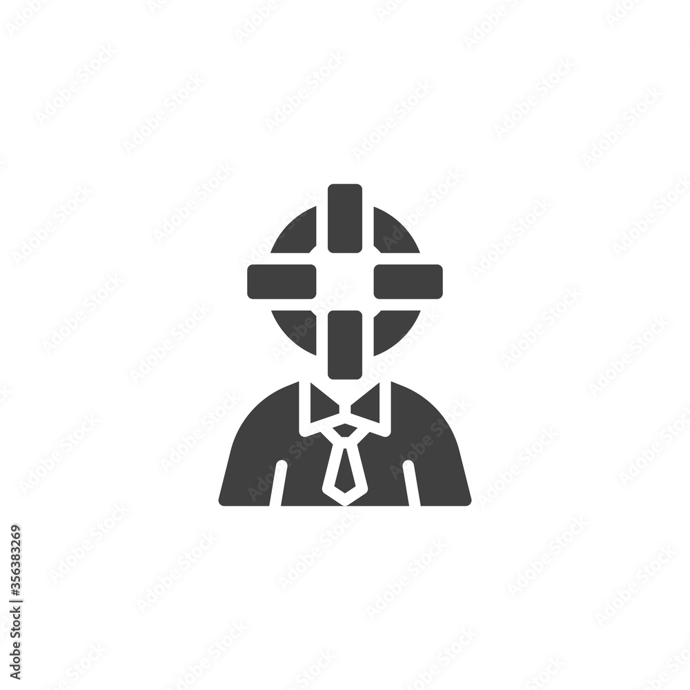 Head hunting vector icon. filled flat sign for mobile concept and web design. Target audience glyph icon. Symbol, logo illustration. Vector graphics Head hunting vector icon. filled flat sign for mobile concept and web design. Target audience glyph icon. Symbol, logo illustration. Vector graphics