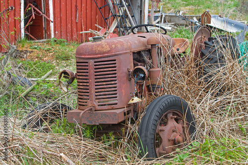 Vergessene Landmascjine photo