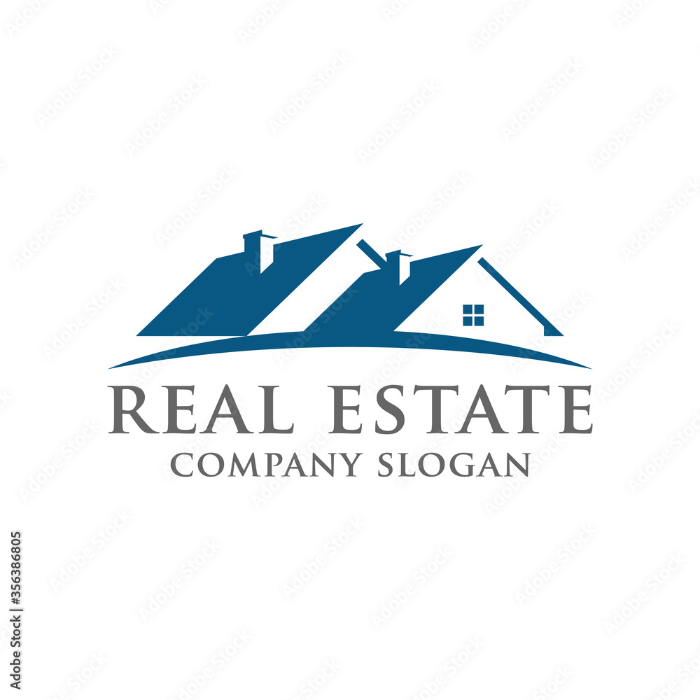 Real estate logo vector design template Real estate logo vector design template