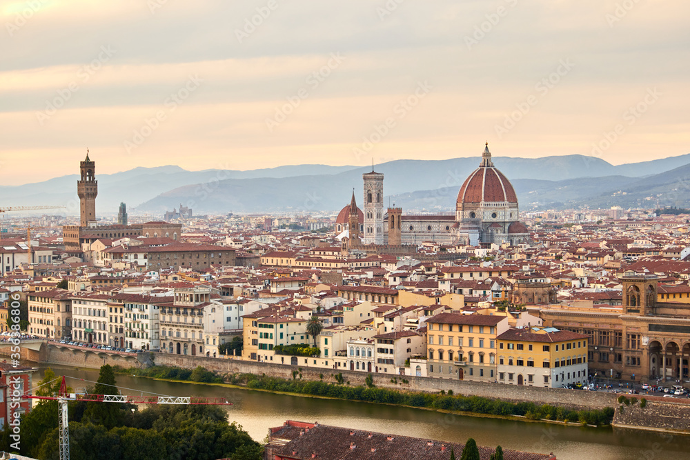 The skyline of Florence, Italy