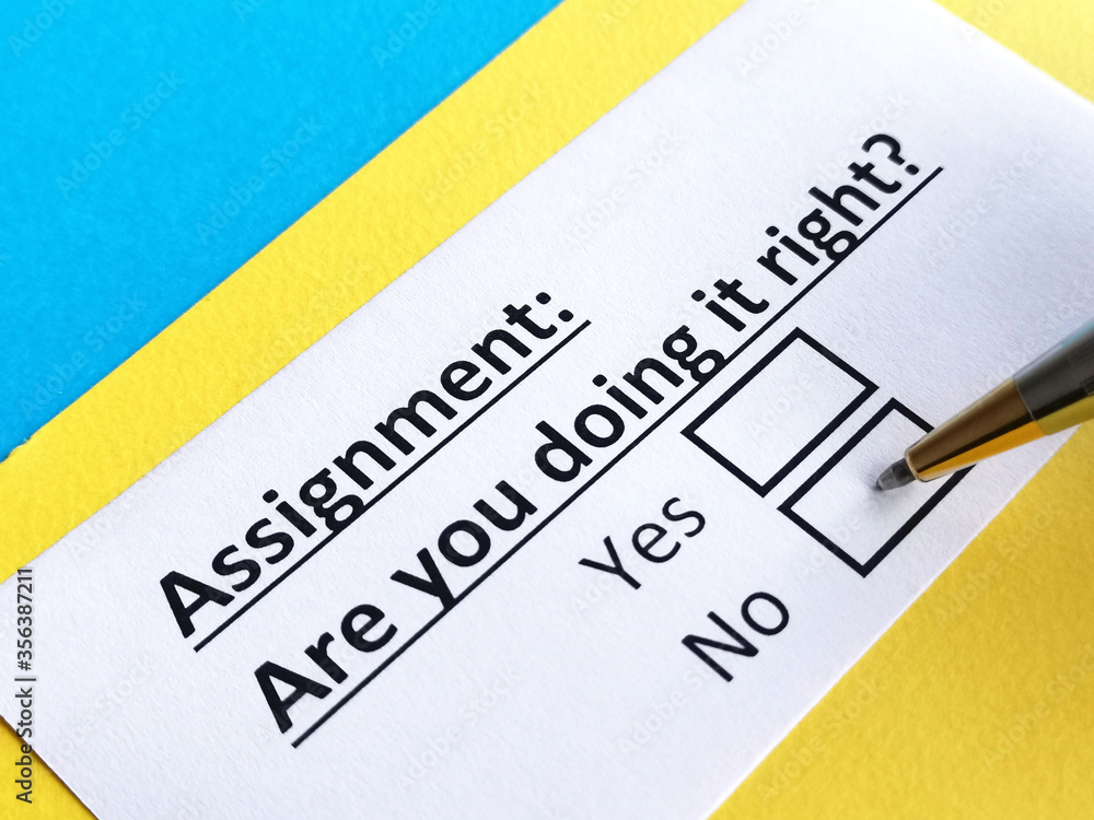 One person is answering question about assignment. One person is answering question about assignment.