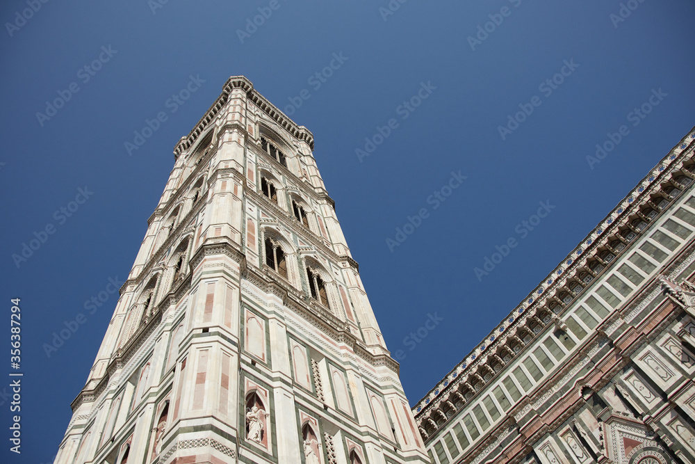 The Duomo and Giotto's Bell Tower in Florence, Italy
