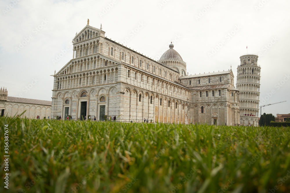 The leaning tower of Pisa in Pisa, Italy