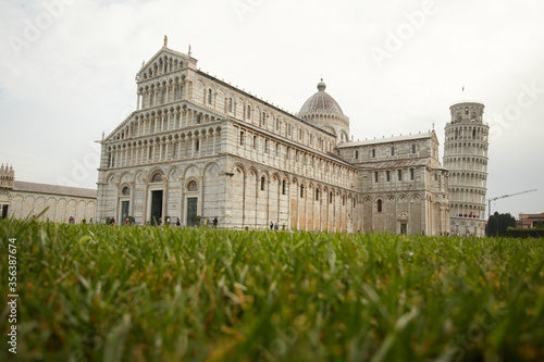 Obraz na płótnie The leaning tower of Pisa in Pisa, Italy w salonie