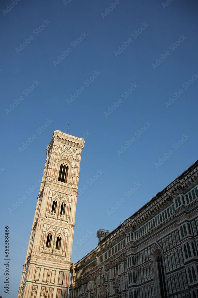 The Duomo and Giotto's Bell Tower in Florence, Italy