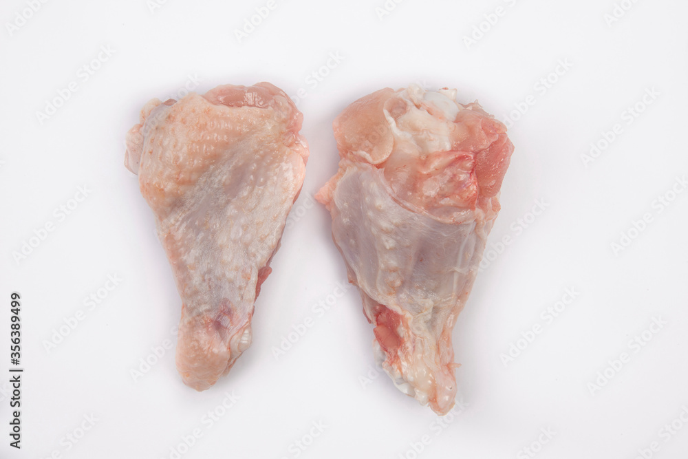 raw chicken meat and pieces isolated background raw chicken meat and pieces isolated background
