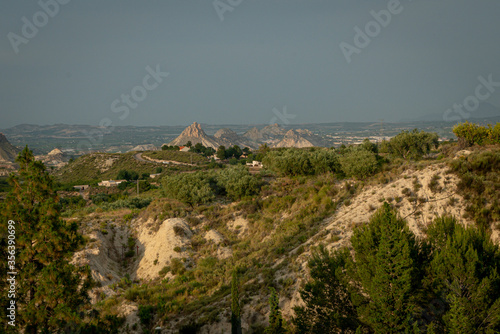 Fototapeta Naklejka Na Ścianę i Meble -  Landscape of the Ricote Valley, Archena in Murcia. Spain.