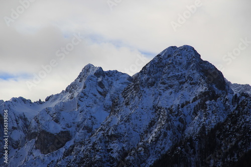 High dangerous mountains on a cold winter day. © Primus_1