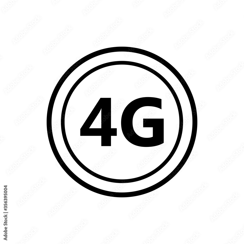 internet 4G icon vector design template internet 4G icon vector design template