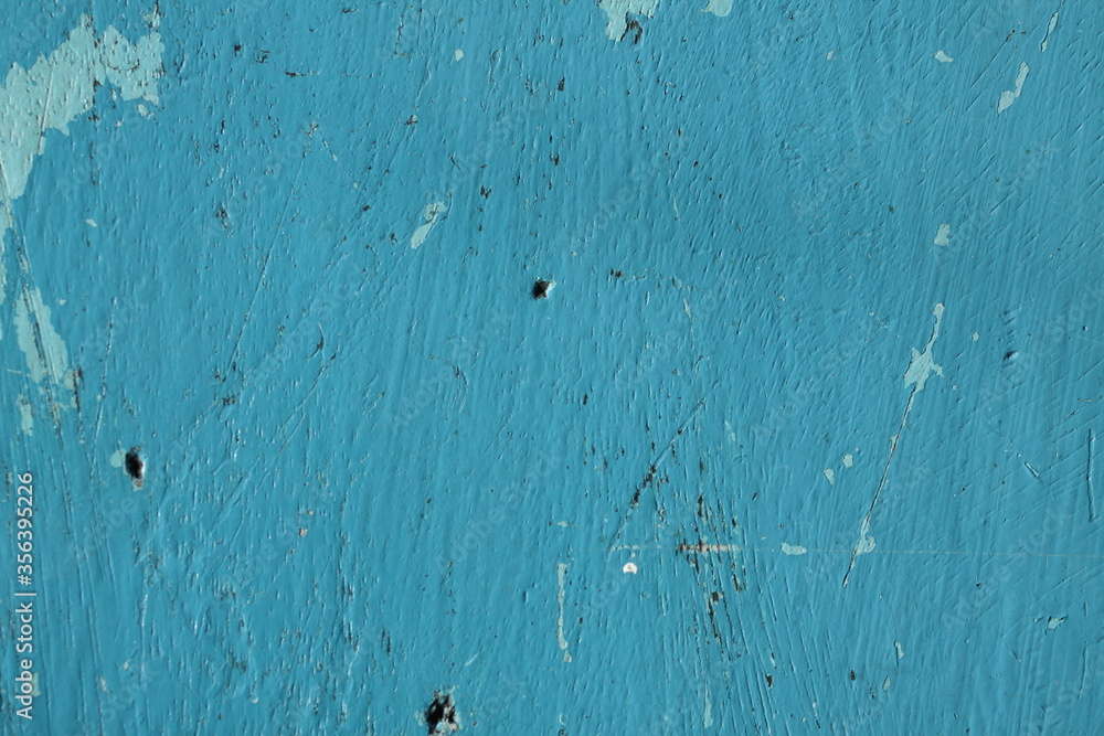 Obraz premium blue painted wood