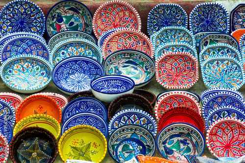 North Africa. Tunisia. Northern Region. The village of Nabeul. Traditional ceramics