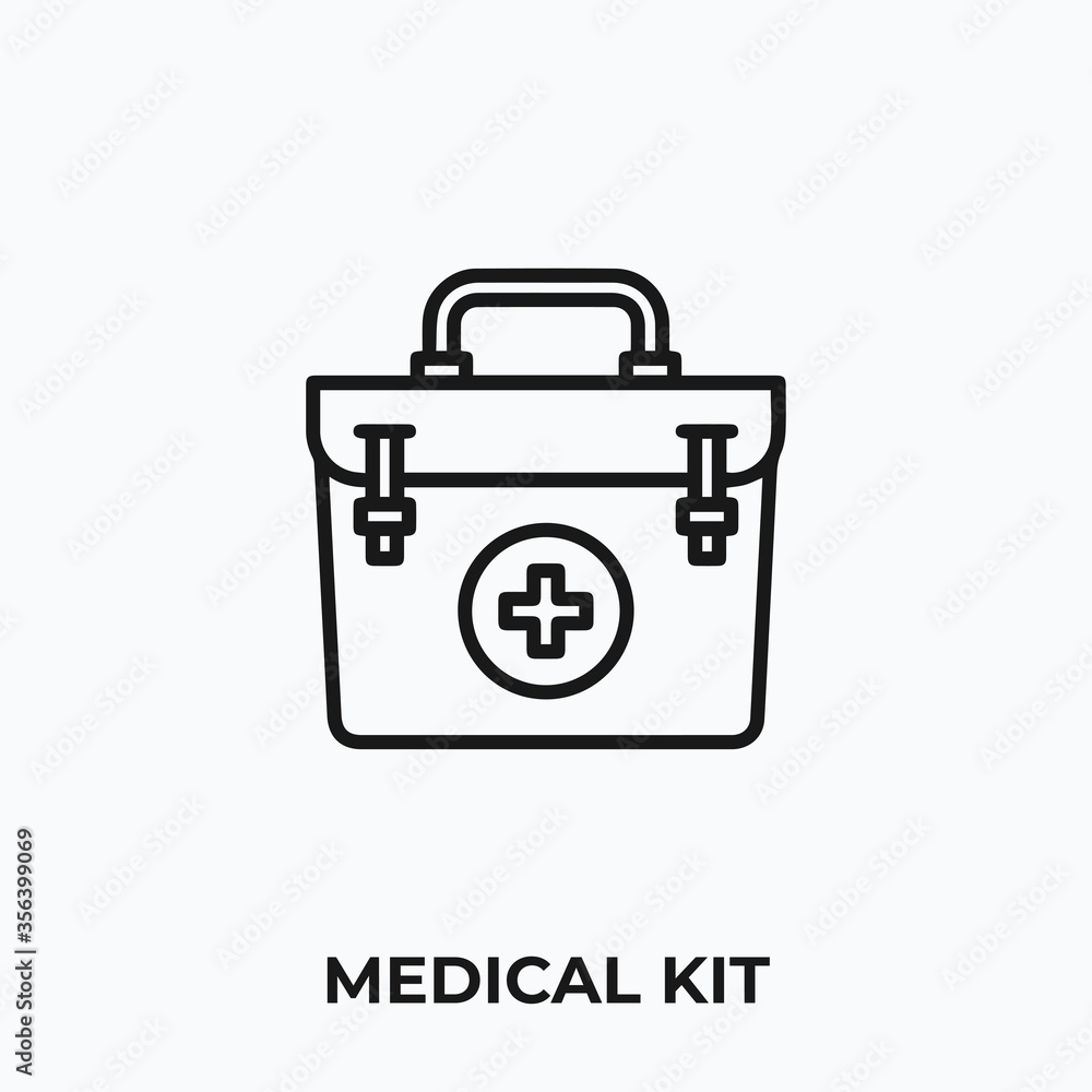 medical kit icon vector. medical kit icon vector symbol illustration. Modern simple vector icon for your design. medical kit icon vector. medical kit icon vector symbol illustration. Modern simple vector icon for your design.
