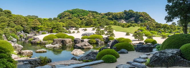 Keuken achterwand Tuin Droge landschapstuin Adachi museum Japan  © David Parker