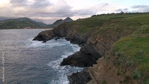 View of Punta Lucero from the cliffs photo