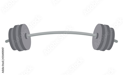 Gym devices vector, isolated tool for weightlifting practice flat style instrument made of steel. Heavy object workout activity sports and muscle gaining