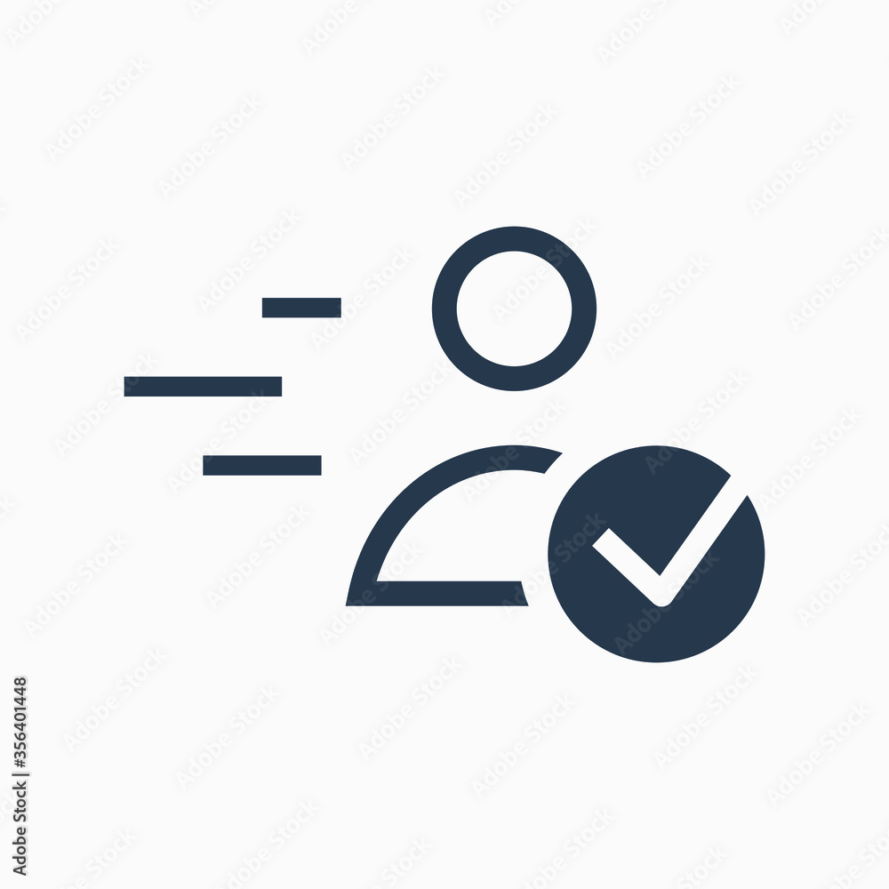 Quick registration done line vector icon. People vector symbol. Avatar with plus icons set for web design. Modern flat web profile icon for app design. User face minimal flat linear icons Quick registration done line vector icon. People vector symbol. Avatar with plus icons set for web design. Modern flat web profile icon for app design. User face minimal flat linear icons