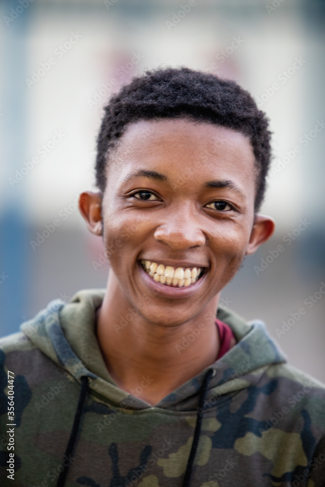 African young man African young man