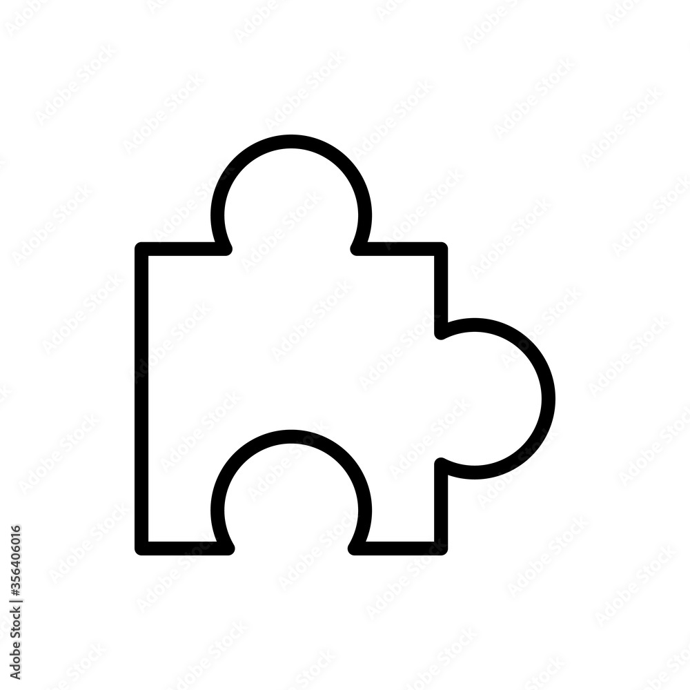 Puzzle, toy icon. Simple line, outline vector elements of kindergarten icons for ui and ux, website or mobile application Puzzle, toy icon. Simple line, outline vector elements of kindergarten icons for ui and ux, website or mobile application