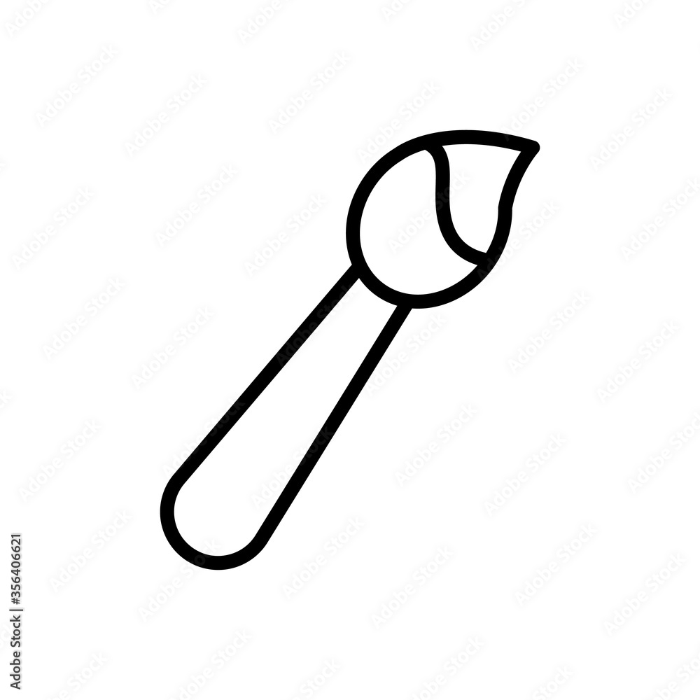 Brush, painter icon. Simple line, outline vector elements of kindergarten icons for ui and ux, website or mobile application Brush, painter icon. Simple line, outline vector elements of kindergarten icons for ui and ux, website or mobile application