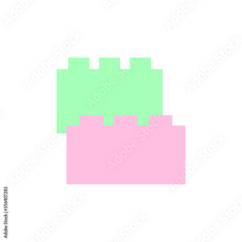 Constructor, toy icon. Simple color vector elements of kindergarten icons for ui and ux, website or mobile application