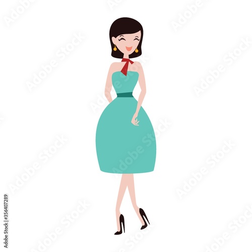 fashionable woman