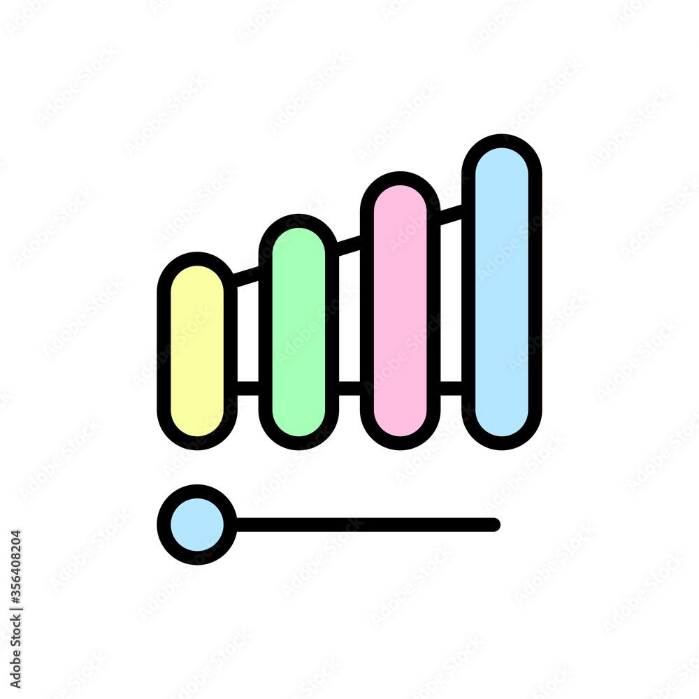 Musical instrument, toy icon. Simple color with outline vector elements of kindergarten icons for ui and ux, website or mobile application Musical instrument, toy icon. Simple color with outline vector elements of kindergarten icons for ui and ux, website or mobile application