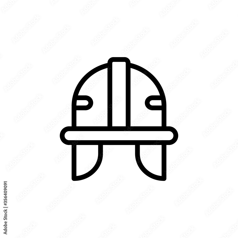 Helmet, manufacturing icon. Simple line, outline vector elements of production icons for ui and ux, website or mobile application Helmet, manufacturing icon. Simple line, outline vector elements of production icons for ui and ux, website or mobile application