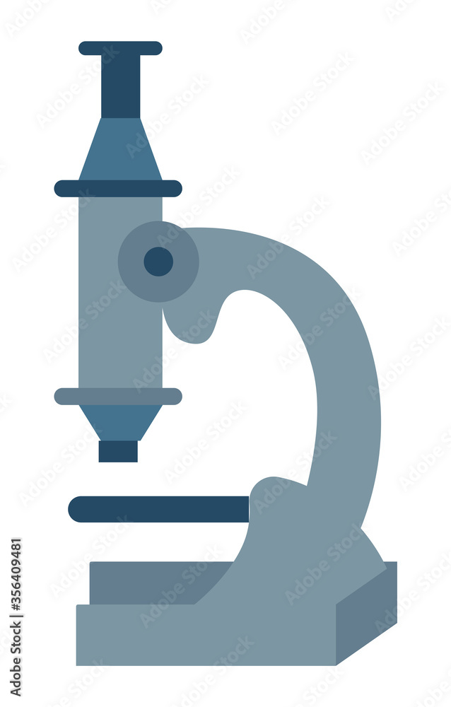 Microscope, chemistry and pharmaceutical instrument, microbiology magnifying tool isolated icon vector. Symbol of science laboratory. Lab microscope, scientific research equipment illustration Microscope, chemistry and pharmaceutical instrument, microbiology magnifying tool isolated icon vector. Symbol of science laboratory. Lab microscope, scientific research equipment illustration