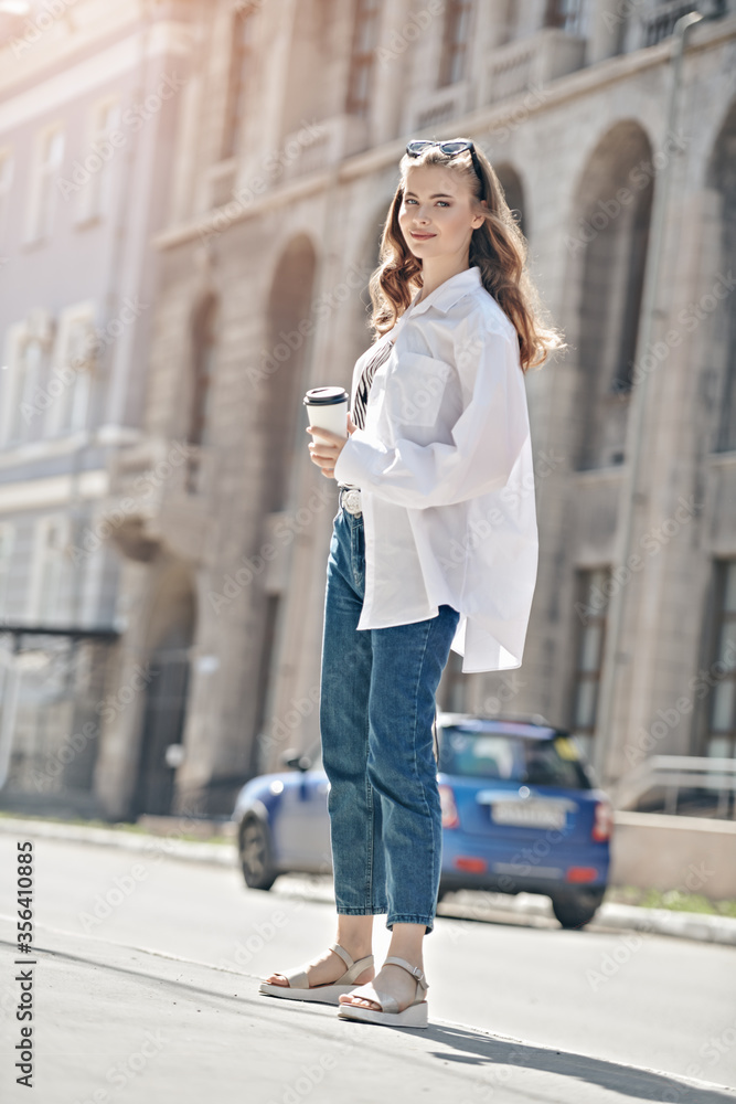 Fototapeta premium walking around the city