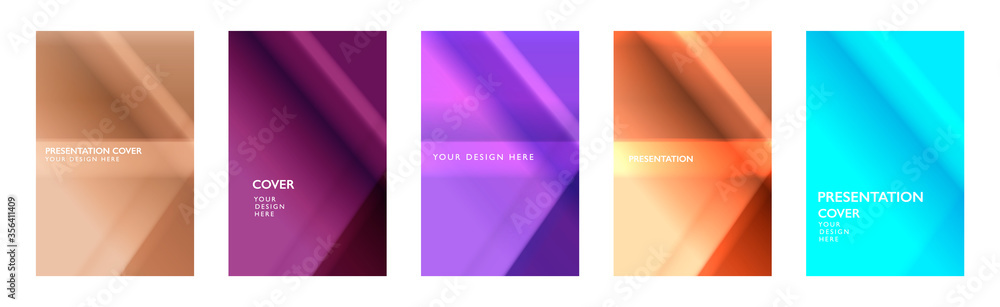 Abstract gradient. Arrow geometric, 3D background with light reflex and shine. Building top view effect. Identity cover design. Wallpaper for screen.