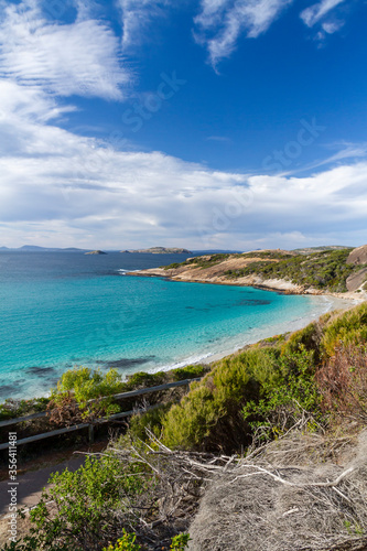 The azure waters and surf of Esperance  Western Australia
