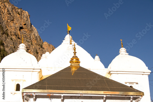 Image of gangotri temple at uttarakhand photo