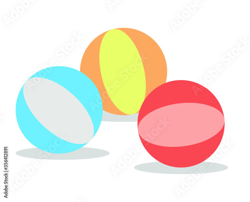 子供用ビーチボール　3種