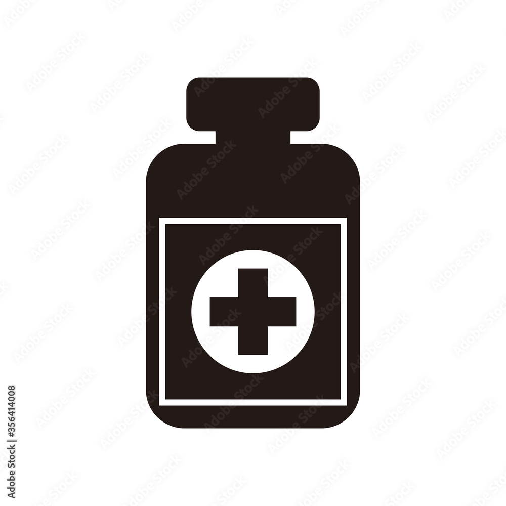medicine bottle icon vector illustration sign medicine bottle icon vector illustration sign