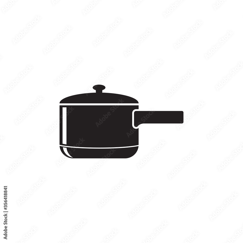 Saucepan Icon Logo Vector template Saucepan Icon Logo Vector template