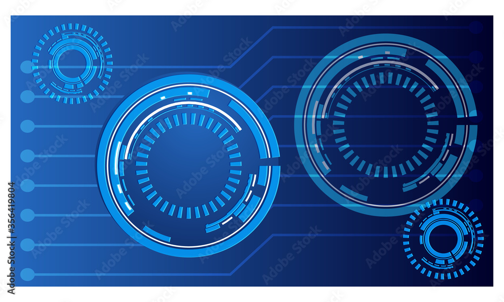 Technology Background layout Template Design.Digital technology banner blue background concept Abstract Background.Internet  information 
and texture background Digital workstation  background